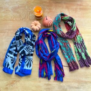 3pk Bohemian Style Scarves